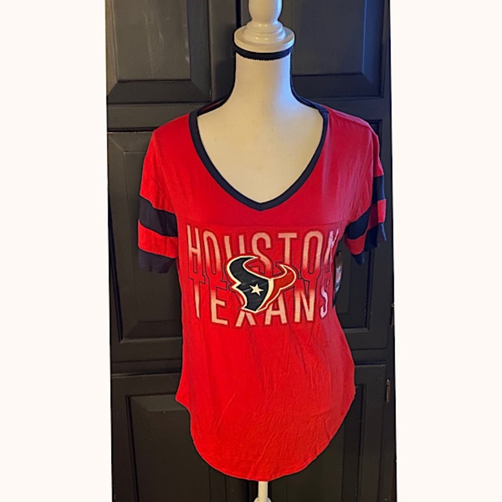 NFL Houston Texans Team Apparel Women’s Red NWT
